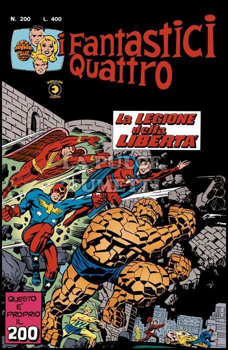 FANTASTICI QUATTRO #   200: LA LEGIONE DELLA LIBERTÀ